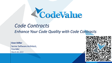 Code Contracts Slide Cover