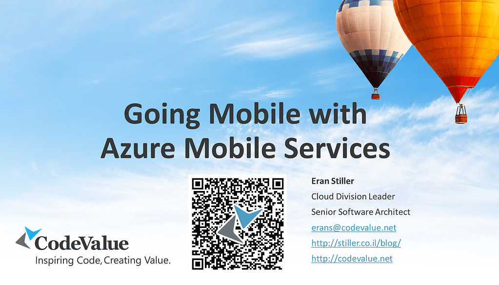 Mobile Services Workshop Slide Cover