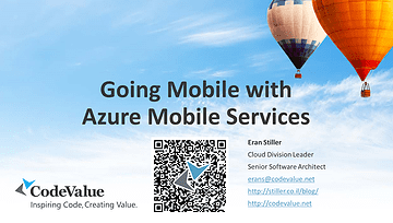 Mobile Services Workshop Slide Cover