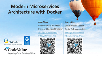 Modern Microservices Architecture with Docker Slide Cover