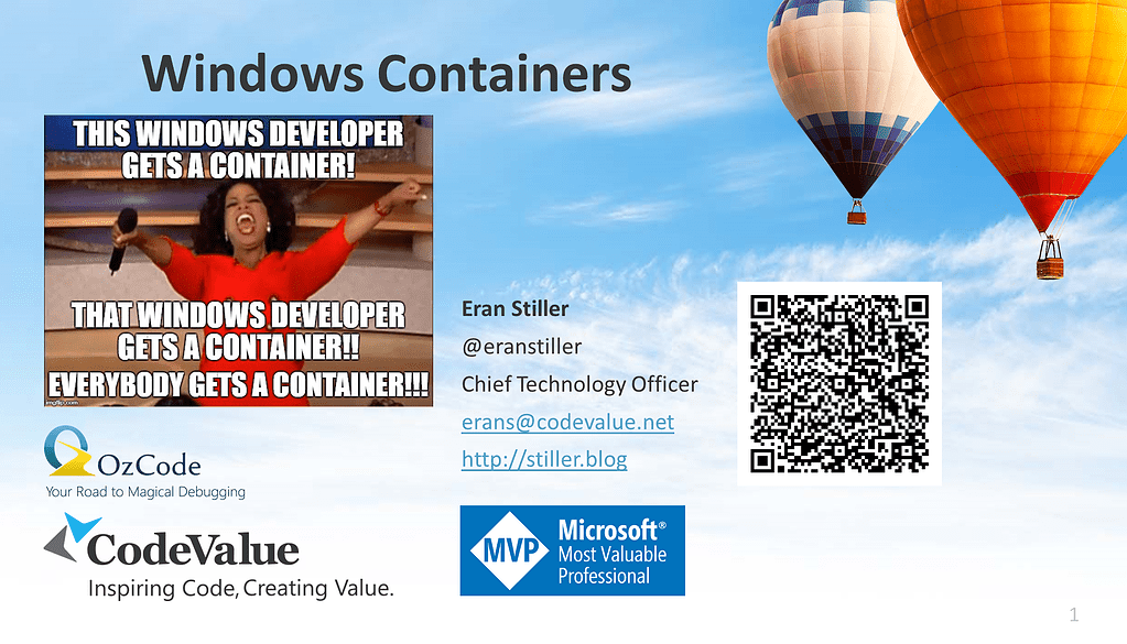 Windows Containers Slide Cover