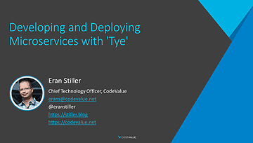 Developing and Deploying Microservices with Tye
